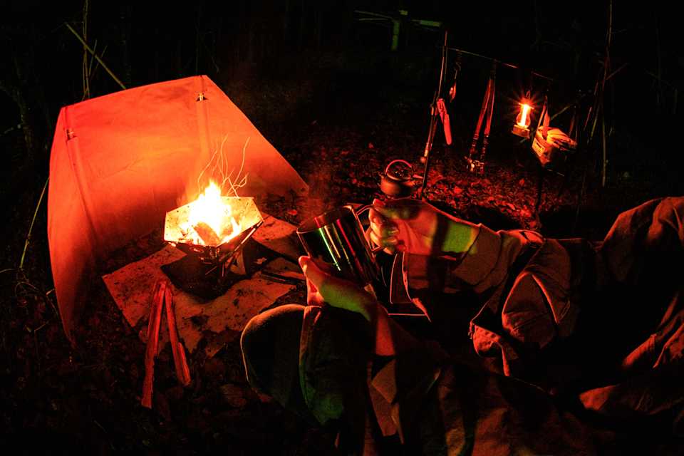 みのぶでソロキャン。