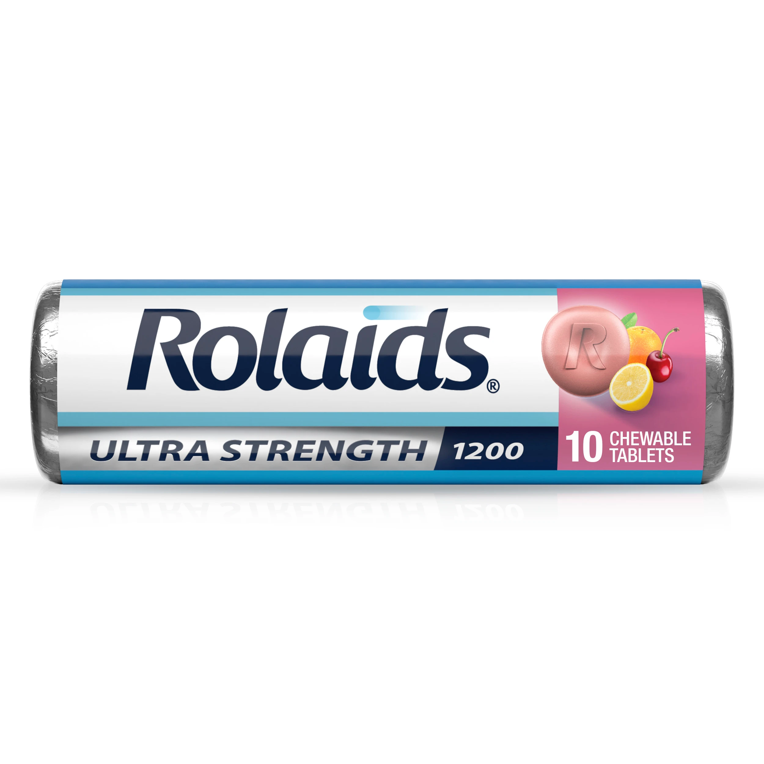 ROLAIDS® ULTRA STRENGTH ANTACID CHEWABLE TABLETS - Assorted Fruit 1X10ct