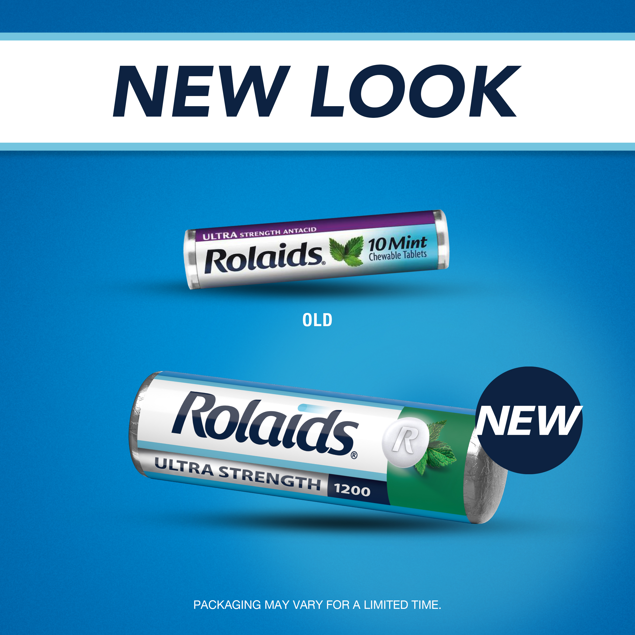 Gallery Carousel - Rolaids® Ultra Strength Chewable Tablets - bottle mint transition