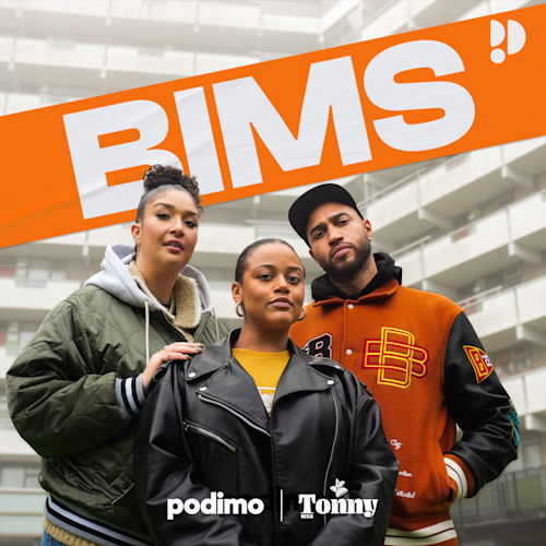 Artwork BIMS including Podimo and Tonny logo