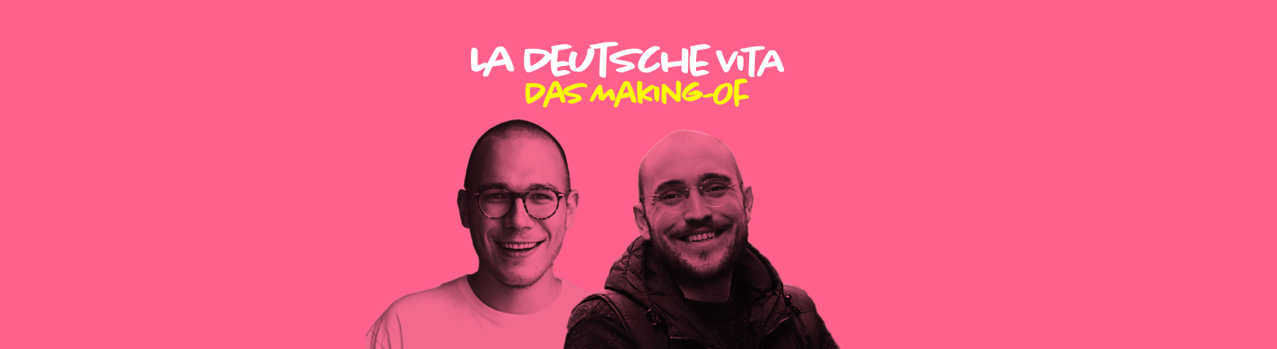 Image of the hosts of the podcast - La Deutsche vita