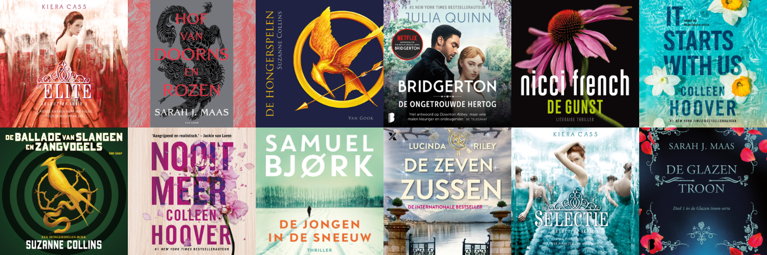 De beste luisterboeken vind je bij Podimo. Deze reeksen zijn perfect om te bingen deze zomer! Hungergames, Brigerton, Nicci French, It starts with us, It ends with us. Sarah J. Maas, De zeven zussen, Lucinda Riley, De Selectie, Suzanne Collins.