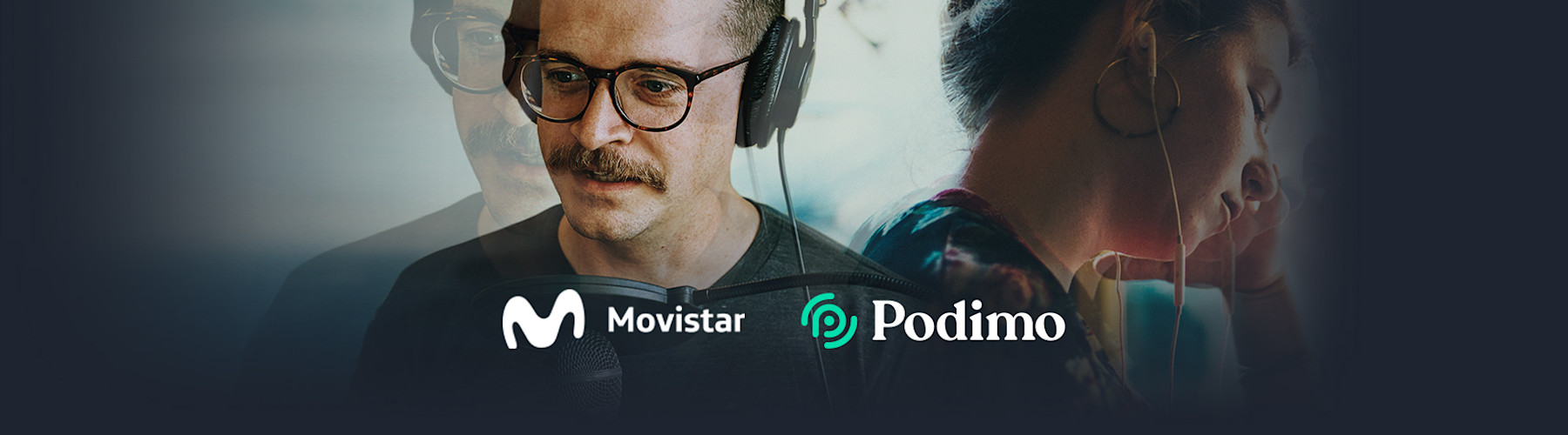 Ya puedes escuchar los podcasts de Podimo desde tu televisión gracias a Movistar Living Apps