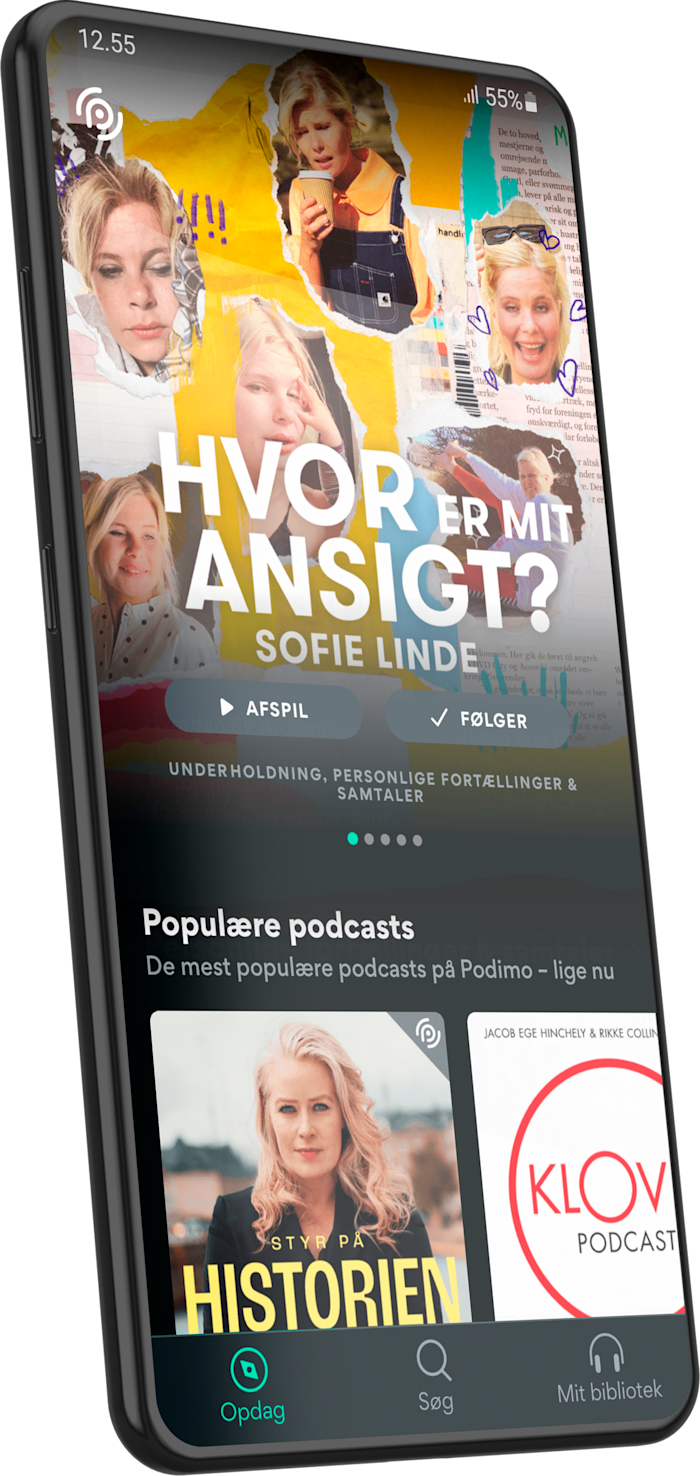 Screenshot fra appen