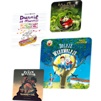 Dolfje weerwolfje, griezelbus, dummie de mummie zijn de avontuurlijkste luisterboeken voor kinderen die je kan vinden bij Podimo. Probeer nu 14 dagen gratis.