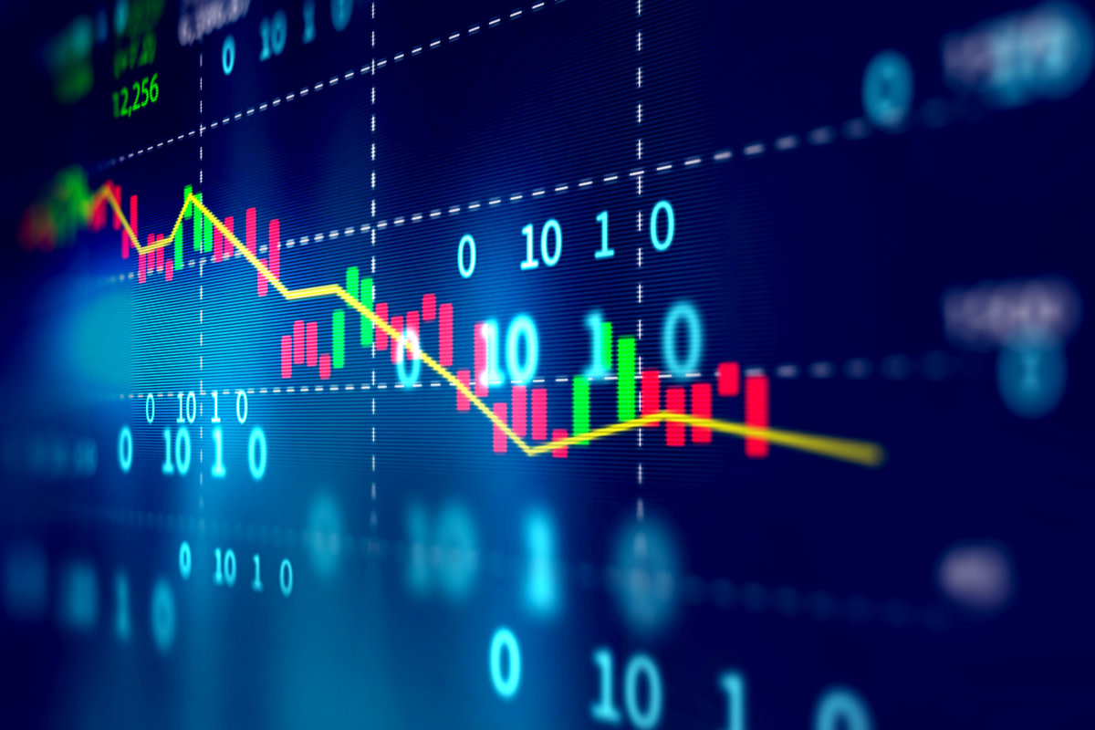 Stock market graph