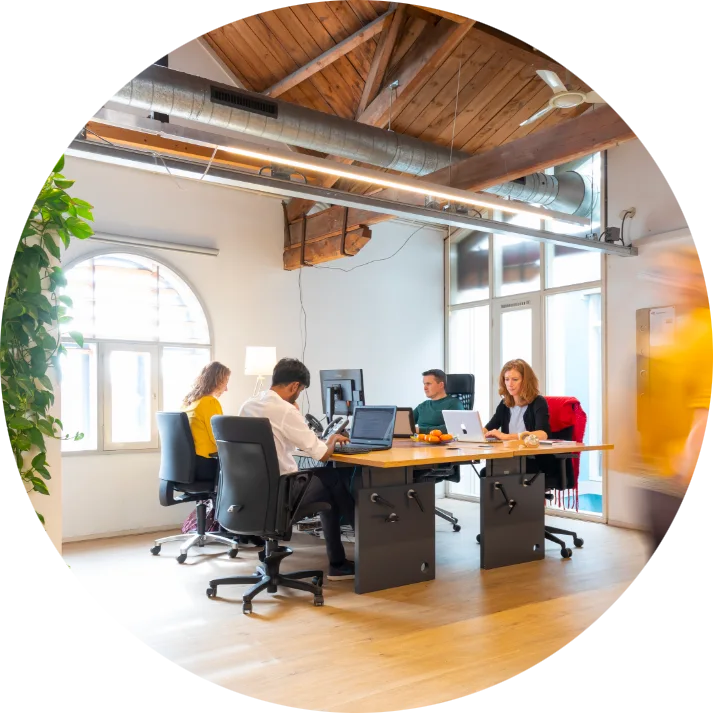 FlexWhere is a product of Dutchview - Book flexible workplaces with the FlexWhere hot desking software