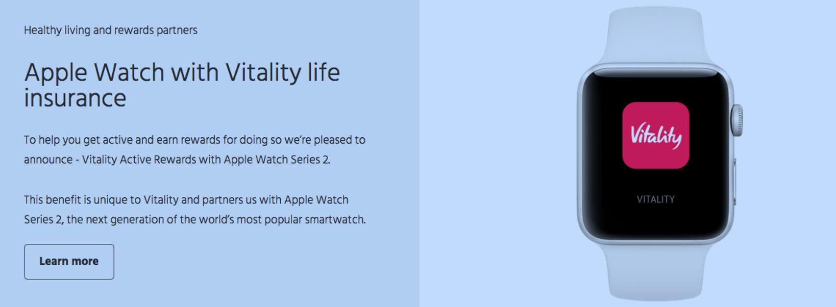 A screenshot from John Hancock’s Vitality program, which incentivizes healthy behaviors to prolong life and productivity by encouraging users to track themselves with an Apple Watch. Screenshot, July 2017.