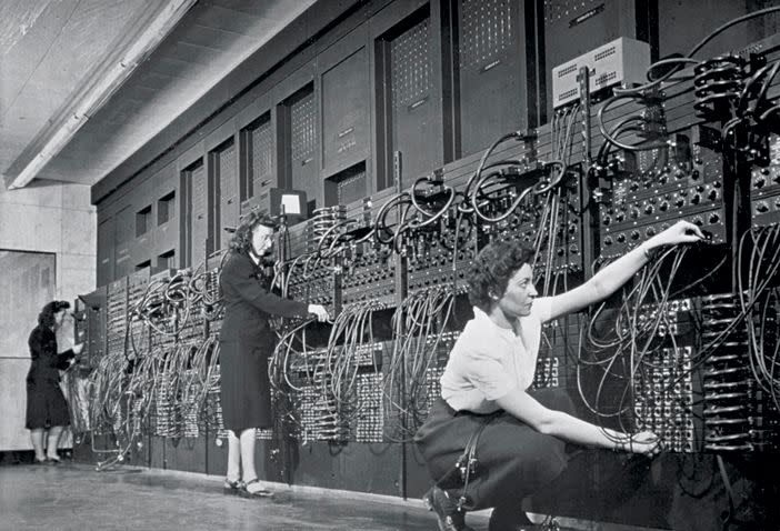 Women programming ENIAC in the 1940s.
