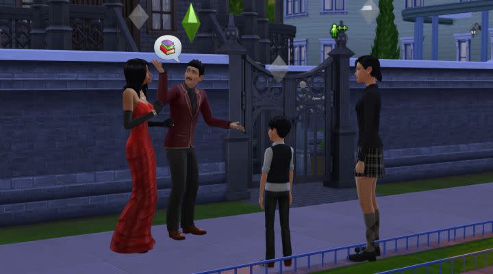 A still from The Sims