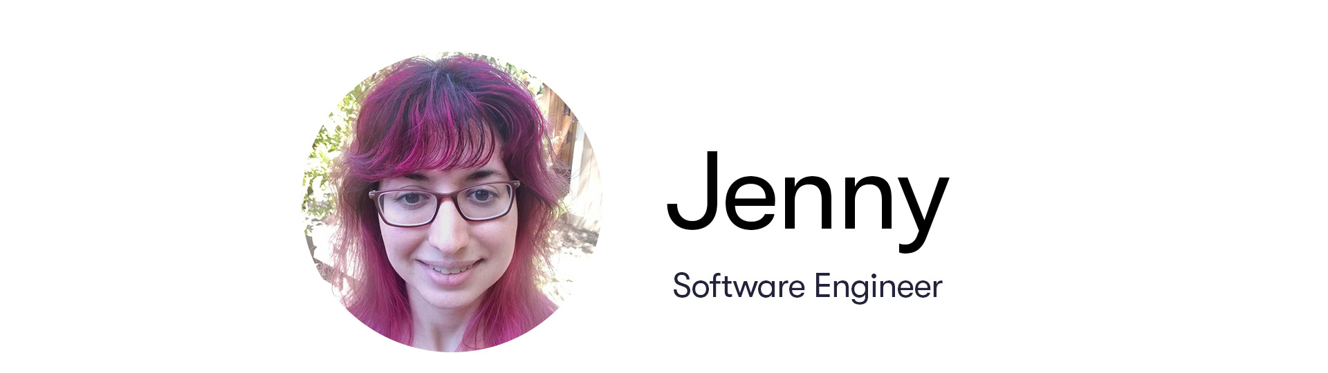 A photo of Software Engineer, Jenny