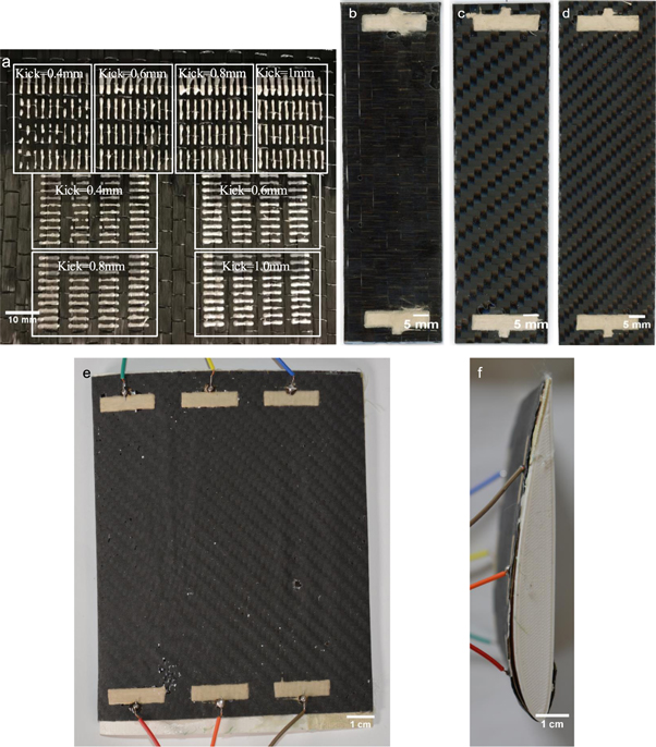 Printed silver electrodes on carbon fiber weaves