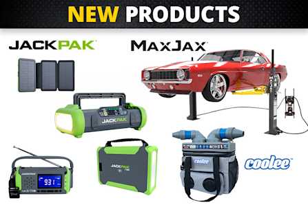 BendPak New Products JackPak MaxJax Coolee Automotive Equipment