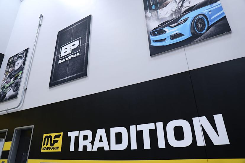 MagnaFlow Tradition Wall with BendPak Lifts