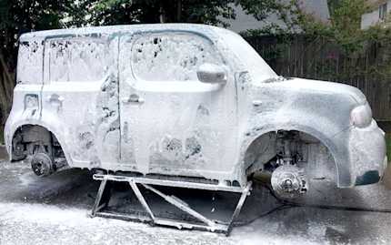 QuickJack Portable Car Lift for Car Washing and Detailing