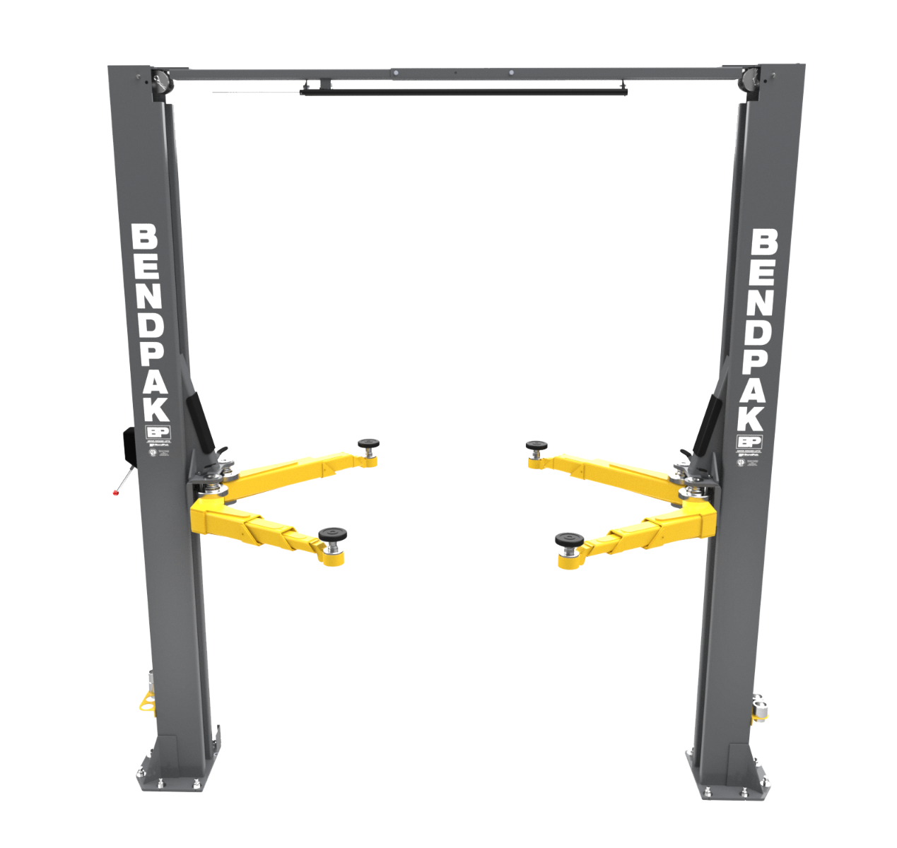BendPak 10AP Two Post Lift Overhead Symmetric Arm Design