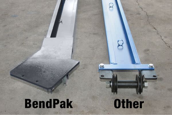 BendPak Lift Top Beam Construction Comparison