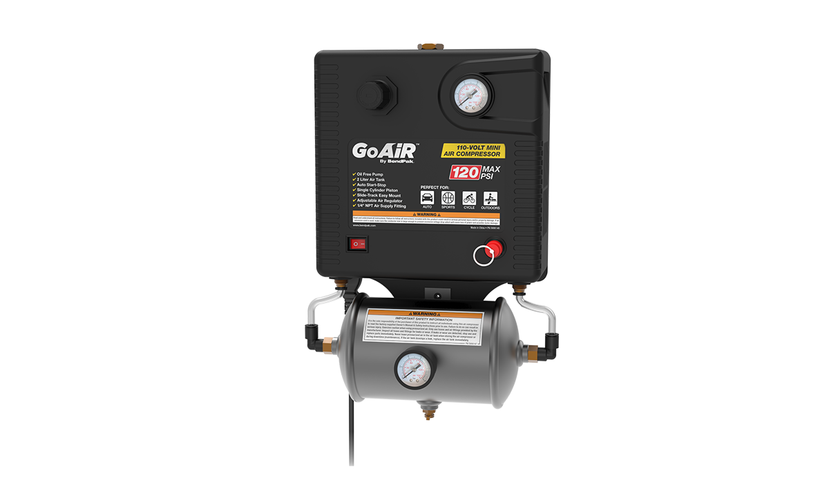 BendPak GoAir Mini 110 Volt Air Compressor 120 PSI