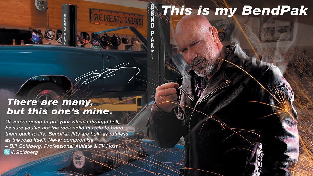 Bill Goldberg This Is My BendPak Garage Feature