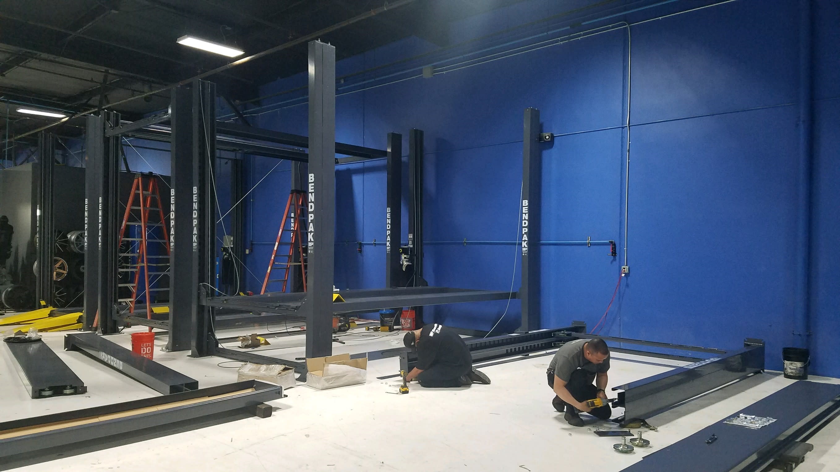 BendPak Parking Lift Installation Multi Post Storage System