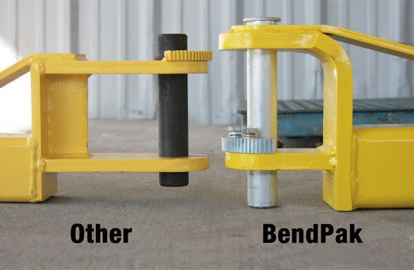 BendPak Lift Arm Screw Adjustment Comparison