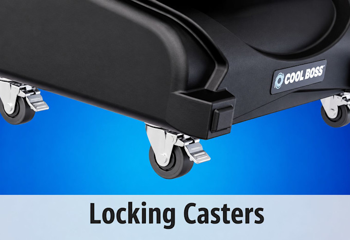 Cool Boss Portable Evaporative Air Cooler Locking Casters