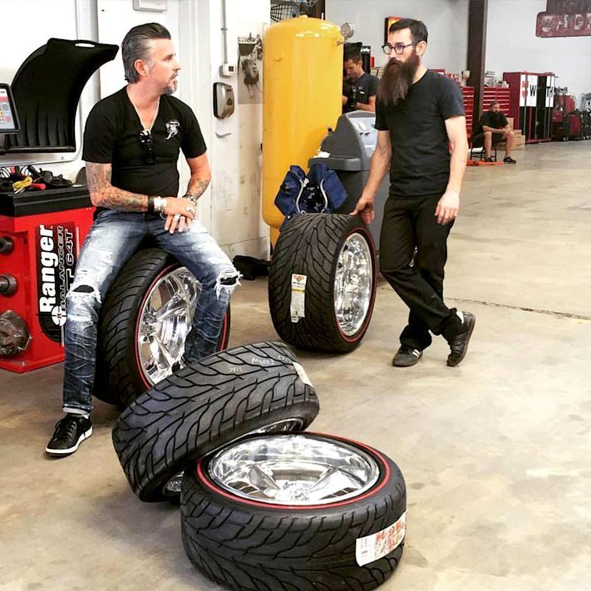 Richard Rawlings at Gas Monkey Garage with Ranger Equipment