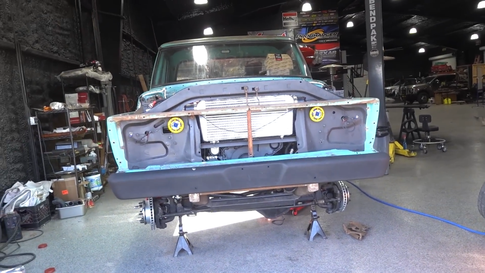 Off The Ranch Project Truck with BendPak Lift