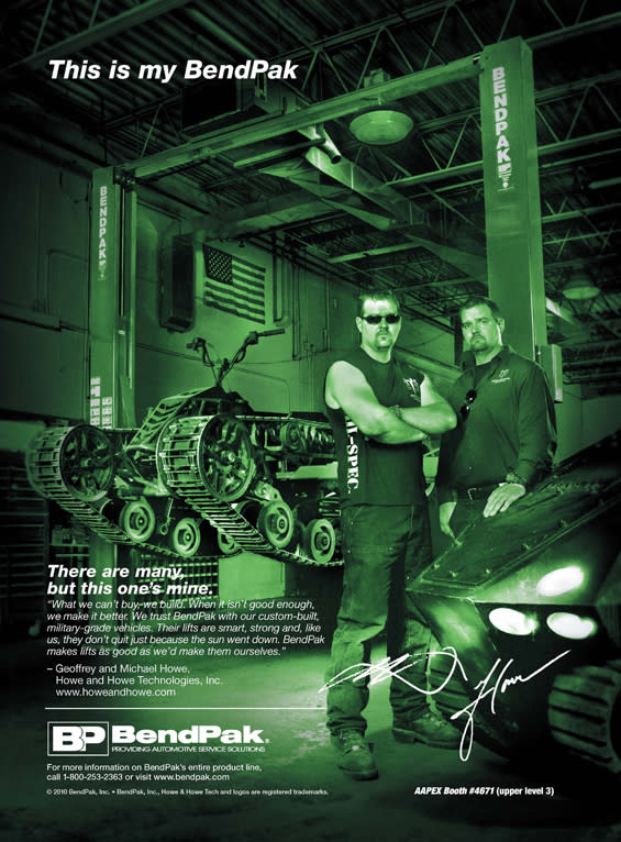 BendPak Car Lift With Howe And Howe Tech Custom Build
