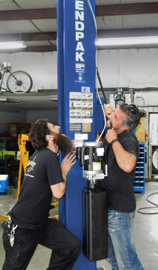 BendPak Two Post Lift Power Unit Installation and Adjustment