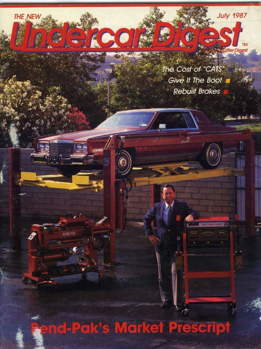 BendPak Featured in Undercar Digest July 1987 Don Henthorn