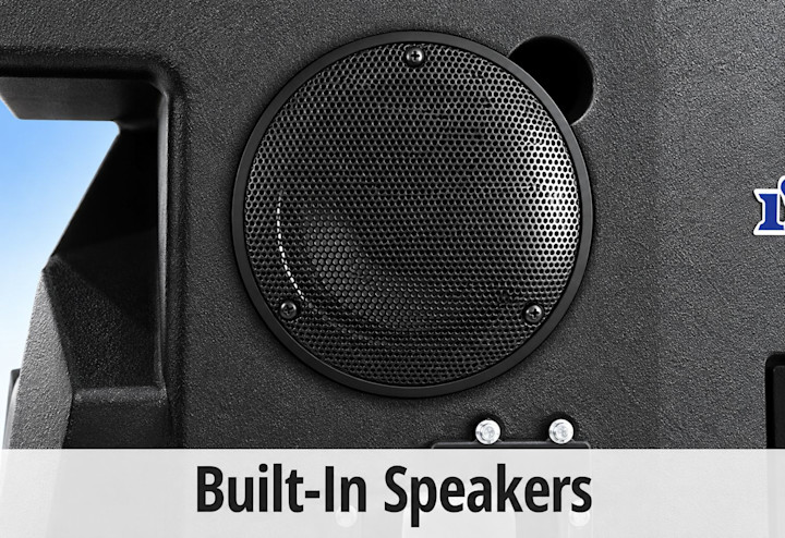 Cool Boss Built-In Speakers | Cooling Comfort and Entertainment