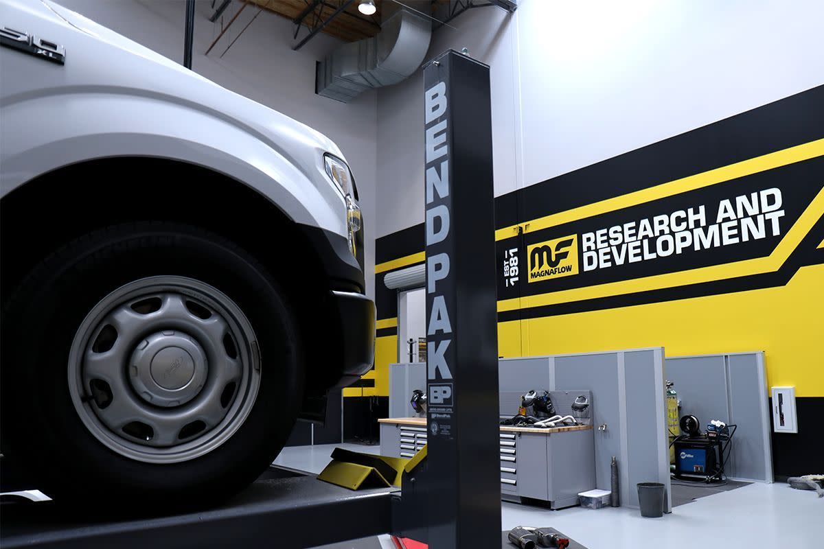 MagnaFlow Tech Center BendPak Four Post Lift