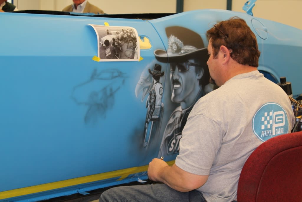 Custom Car Airbrush Artwork In Progress Automotive Design