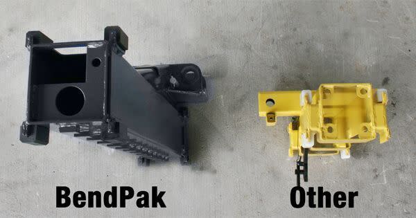 BendPak Lift Carriage Top View Comparison