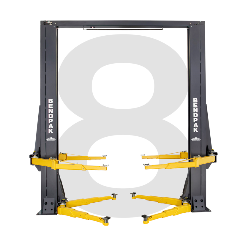 BendPak OctaFlex 8-arm two-post service lift