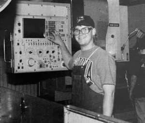Gary Henthorn Early Manufacturing Career Shop Floor Photo
