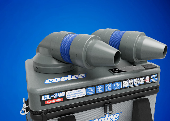 Coolee CL-240 Portable Air Cooler with Dual Adjustable Air Vents