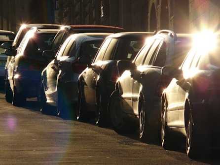 Street Parking Row Urban City Vehicles