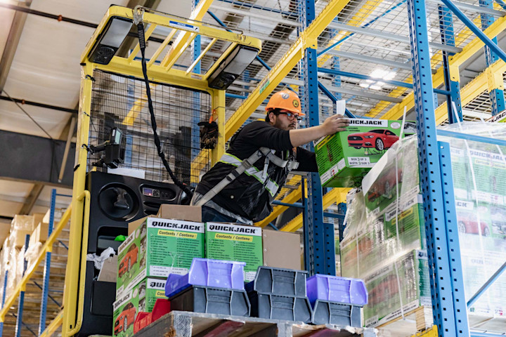 QuickJack Warehouse Order Fulfillment