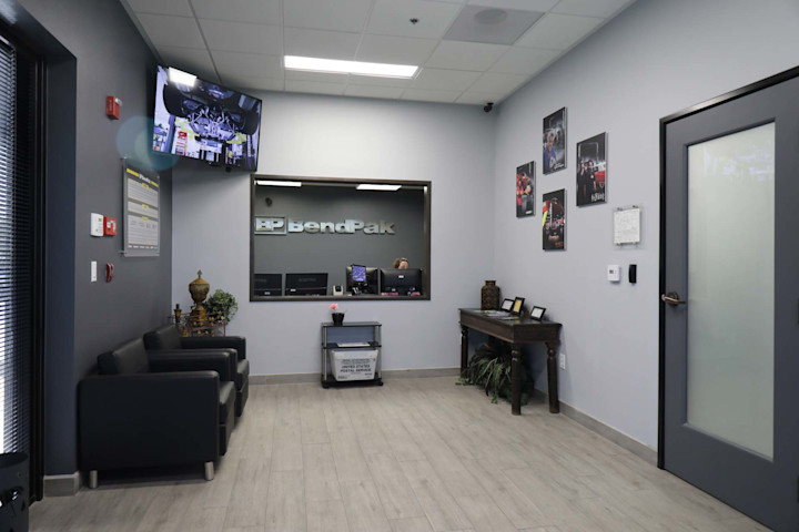 BendPak Reception Lobby