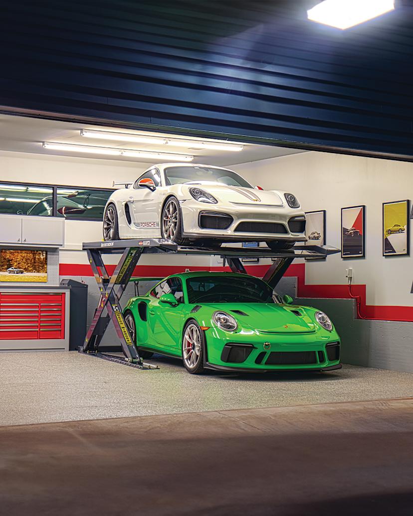 Autostacker parking lift for home garages