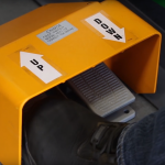 Ranger Oil Filter Crusher Foot Pedal Control Close Up