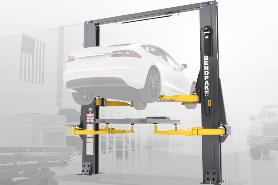 BendPak OctaFlex 8 Arm Two Post Lift EV Battery and Powertrain Service Lift