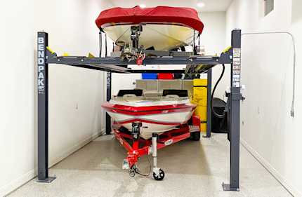BendPak Four-Post Lift for Boat and Vehicle Storage