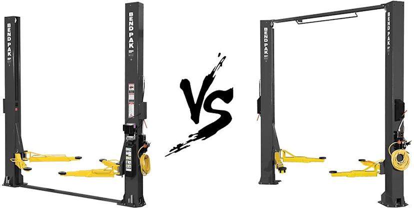 Overhead vs. Floorplate Two-Post Lifts: Which Is Right?