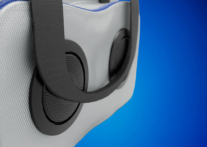 Coolee Portable Air Cooler with Weather-Resistant Bluetooth Speakers