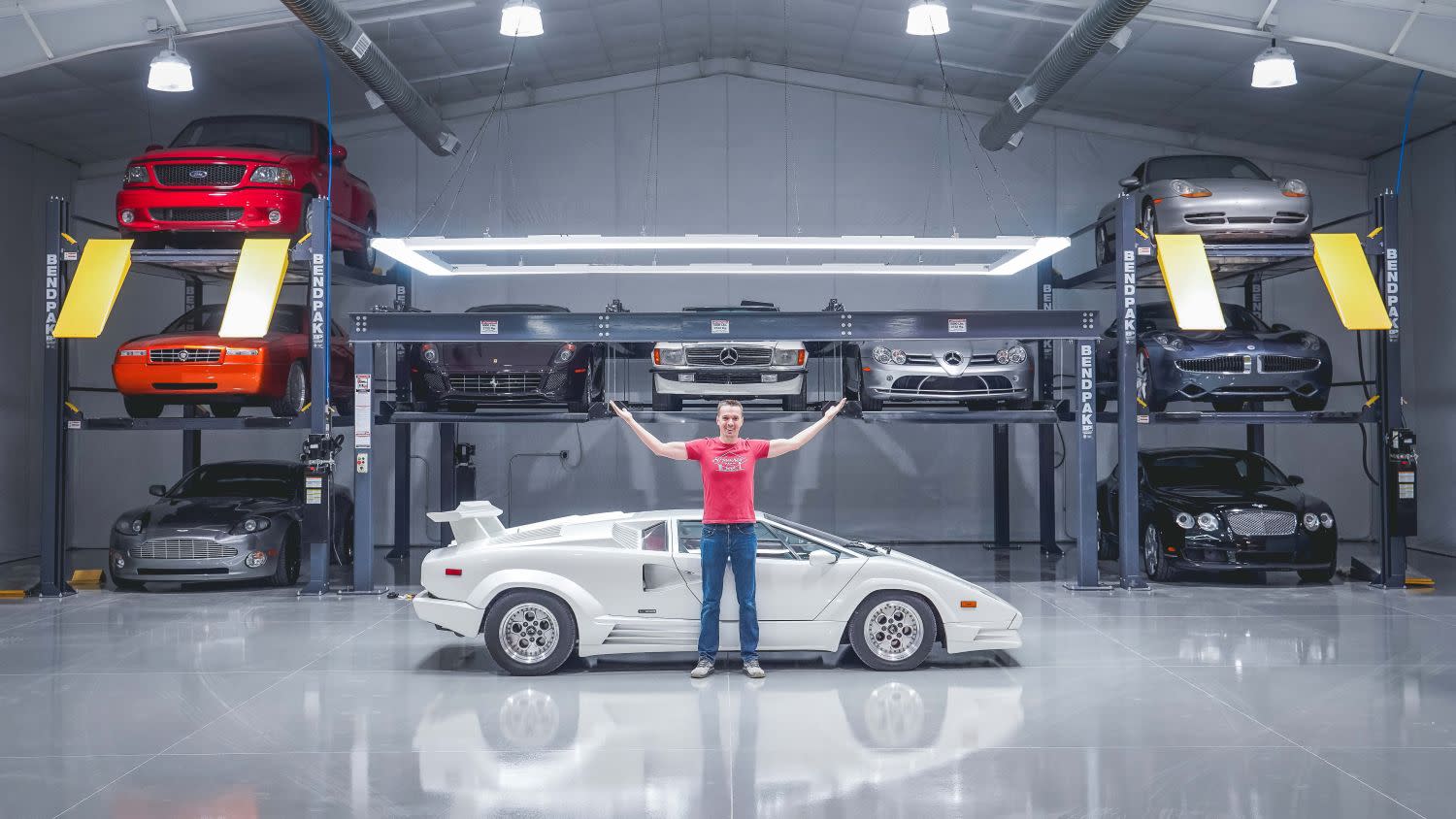 Hoovie's Garage with BendPak Car Lifts
