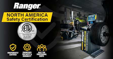 Ranger Wheel Service Equipment ETL Certification