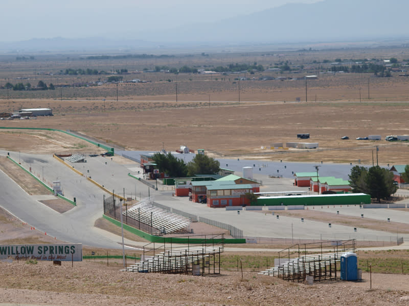 Willow Springs Raceway Desert Track Overview California